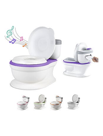 Orinal realista para aprender a ir al baño, con sonido | SUPERBE BEBE