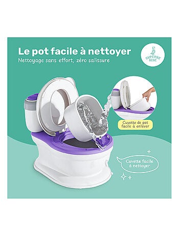 Orinal realista para aprender a ir al baño, con sonido | SUPERBE BEBE