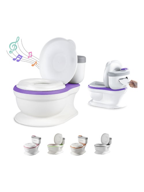 Orinal realista para aprender a ir al baño, con sonido | SUPERBE BEBE - Kiabi