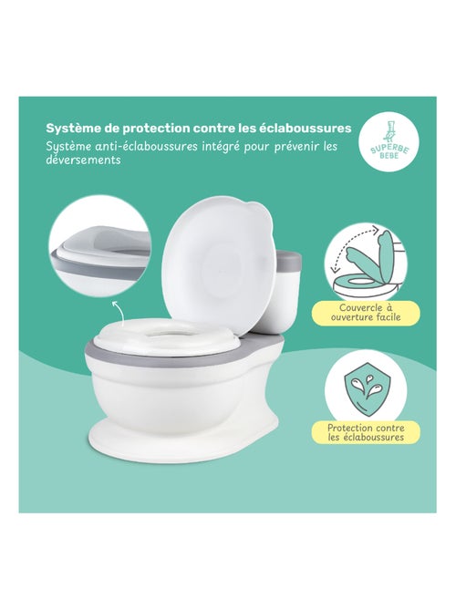 Orinal realista para aprender a ir al ba?o, con sonido | SUPERBE BEBE - Kiabi Orinal realista para aprender a ir al ba?o, con sonido | SUPERBE BEBE - Kiabi