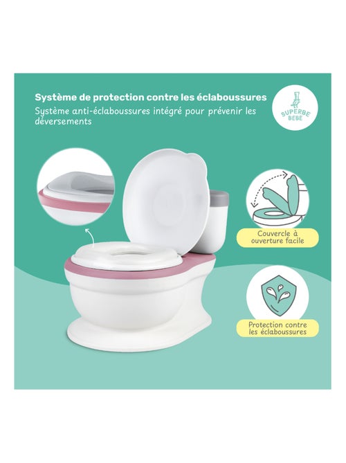 Orinal realista para aprender a ir al ba?o, con sonido | SUPERBE BEBE - Kiabi Orinal realista para aprender a ir al ba?o, con sonido | SUPERBE BEBE - Kiabi