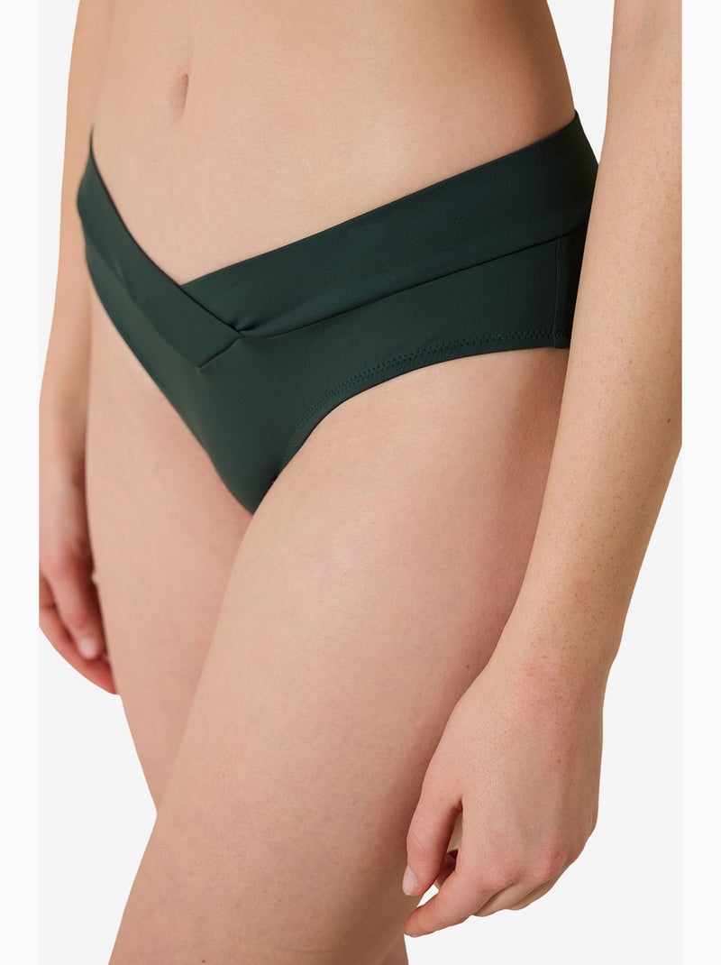 Ornelia wrappy braga de bikini penti Verde botella - Kiabi