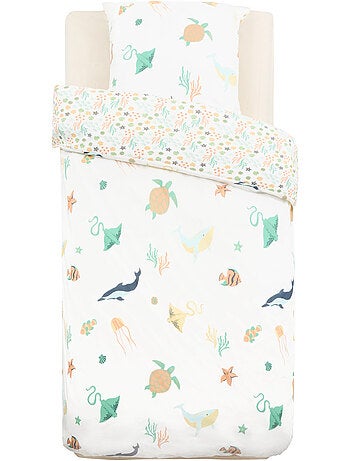 Orta coton 140x200 cm juego de cama infantil animales marinos