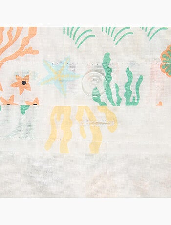 Orta coton 140x200 cm juego de cama infantil animales marinos