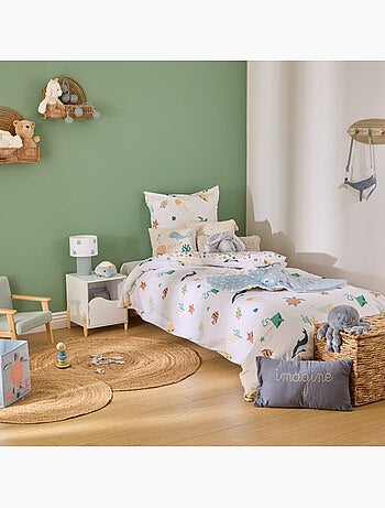 Orta coton 140x200 cm juego de cama infantil animales marinos