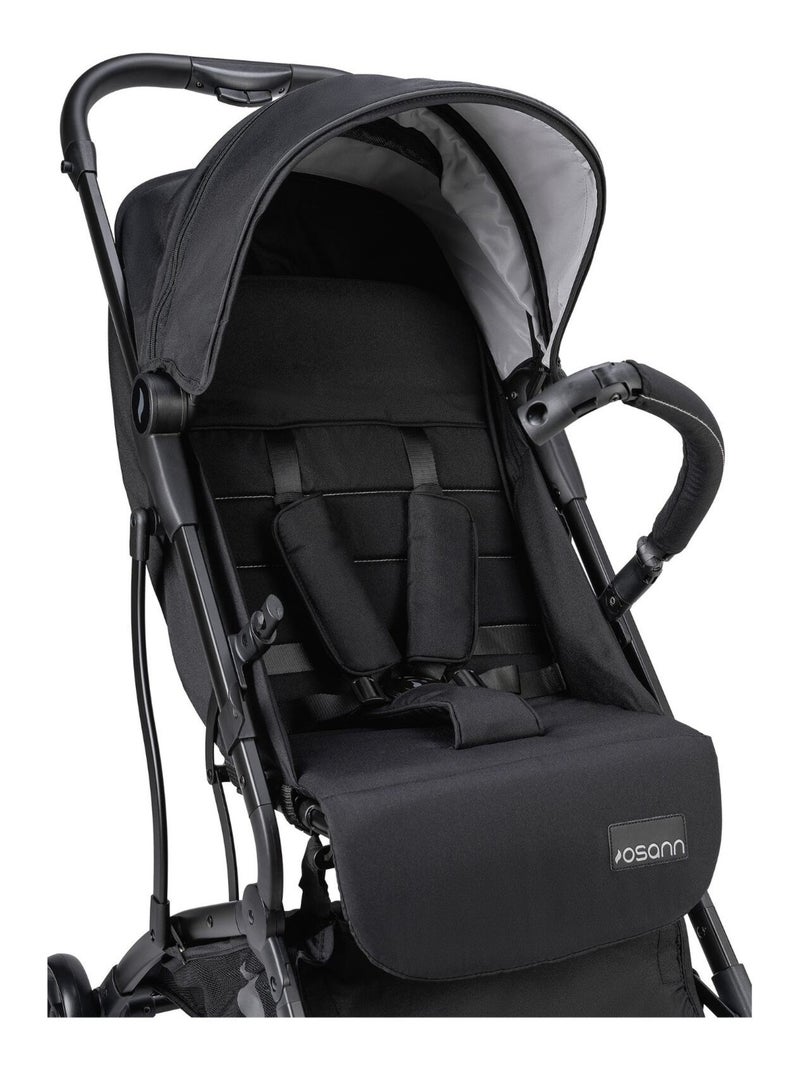 OSANN - Cochecito Vegas para Bebés/Niños - 0-22 kg - Gris Plata Negro Negro - Kiabi