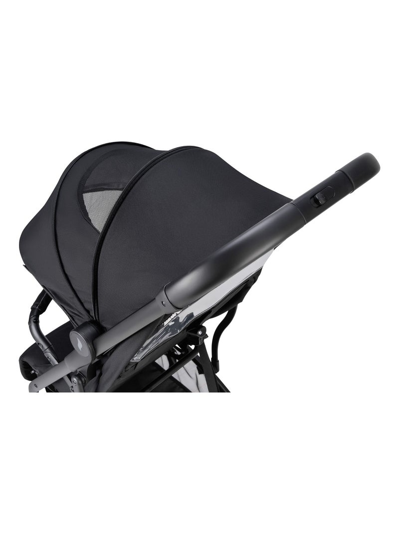 OSANN - Cochecito Vegas para Bebés/Niños - 0-22 kg - Gris Plata Negro Negro - Kiabi