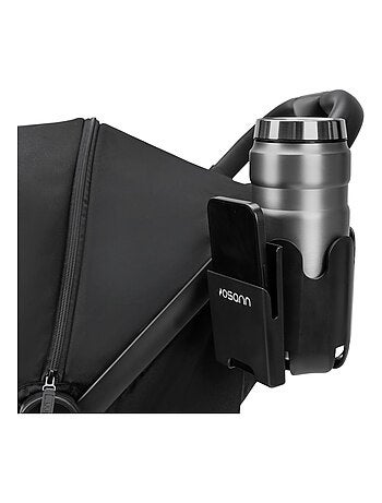OSANN - Vaso para cochecito/soporte para teléfono - Negro