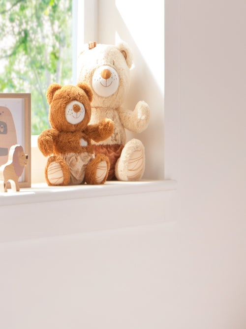 Osito de peluche marrón con detalles - SAUTHON - Kiabi