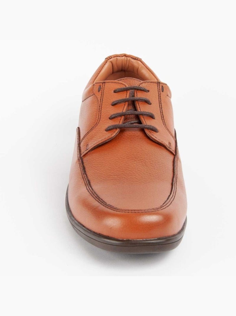 Oxford Casual Cuero Purapiel Marrón - Kiabi