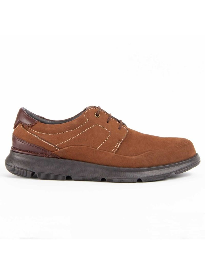 Oxford Casual Cuero Purapiel Marrón - Kiabi