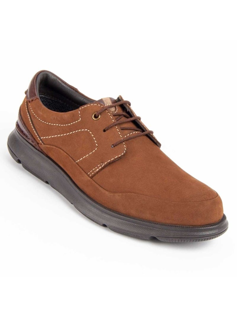 Oxford Casual Cuero Purapiel Marrón - Kiabi