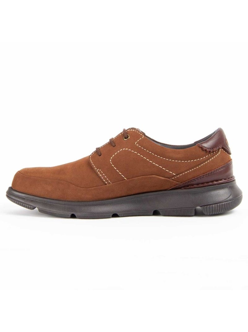 Oxford Casual Cuero Purapiel Marrón - Kiabi