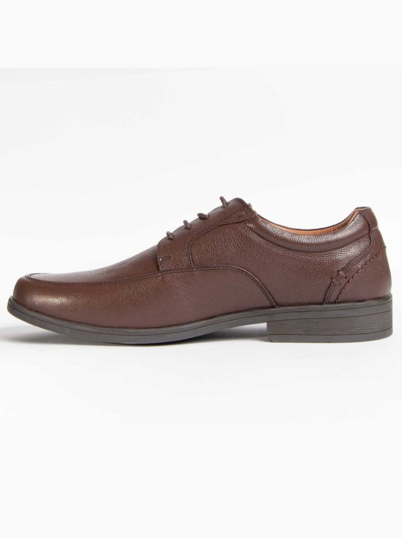 Oxford Casual Cuero Purapiel Marrón - Kiabi