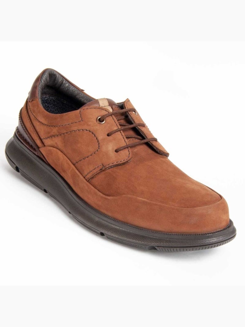 Oxford Casual Cuero Purapiel Marrón - Kiabi