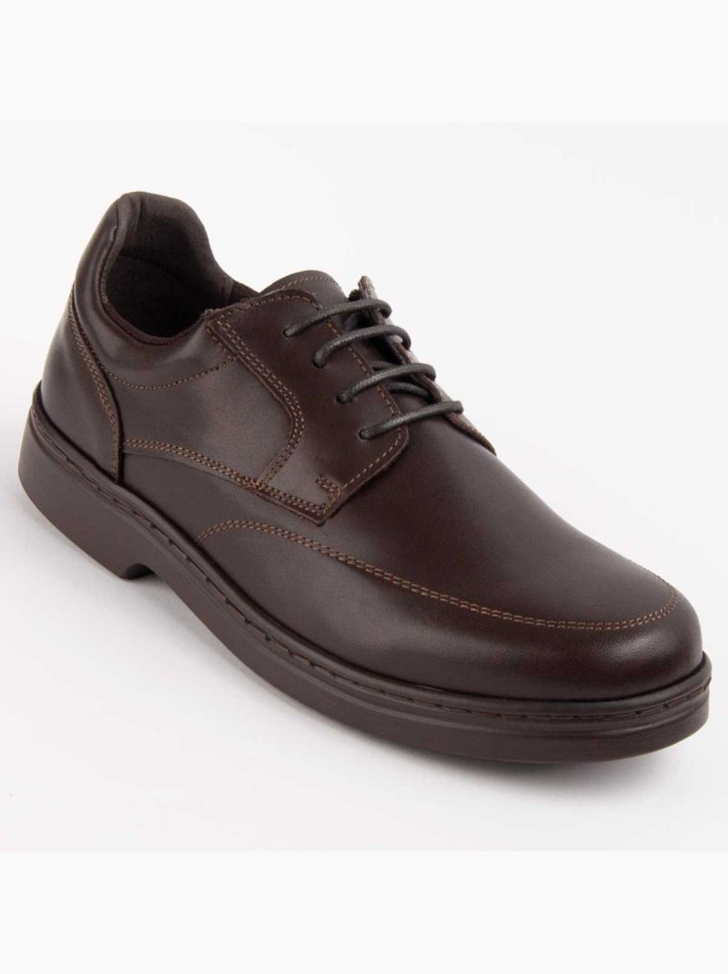 Oxford Casual Cuero Purapiel Marrón - Kiabi