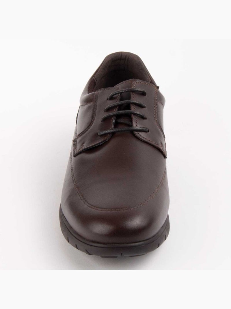 Oxford Casual Cuero Purapiel Marrón - Kiabi
