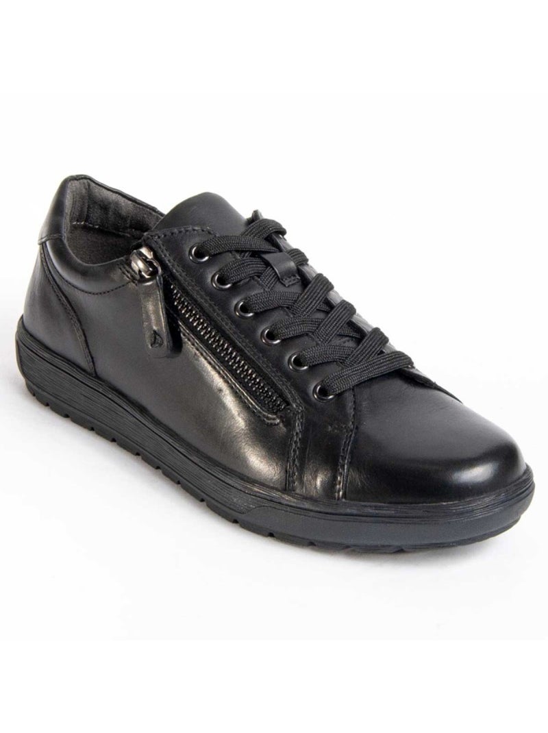Oxford Casual Cuero Purapiel Negro - Kiabi