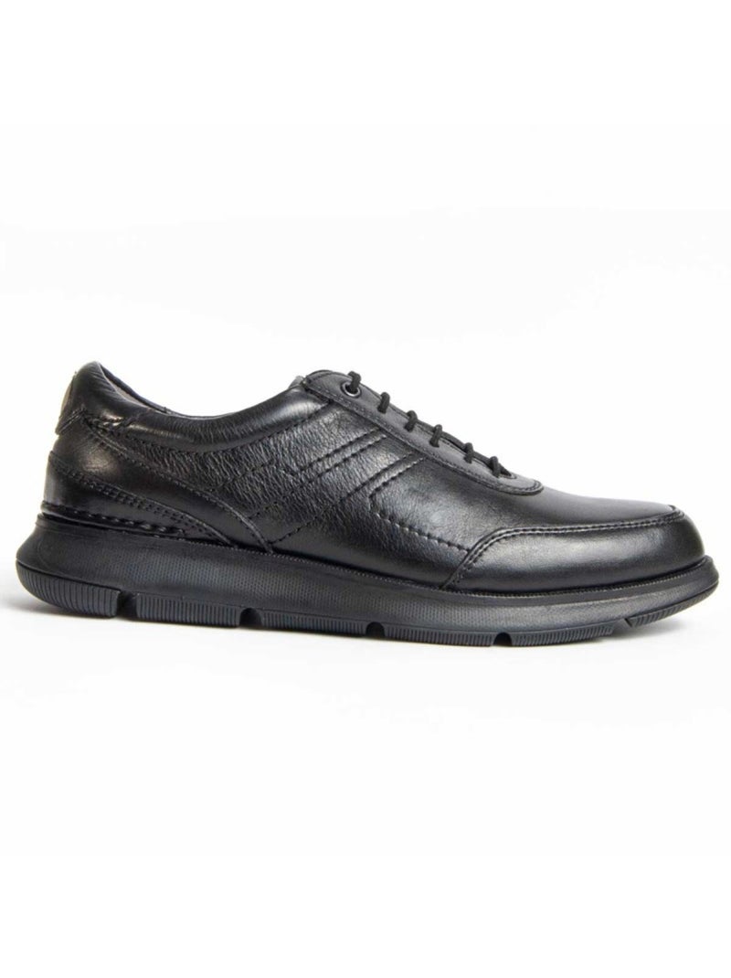 Oxford Casual Cuero Purapiel Negro - Kiabi