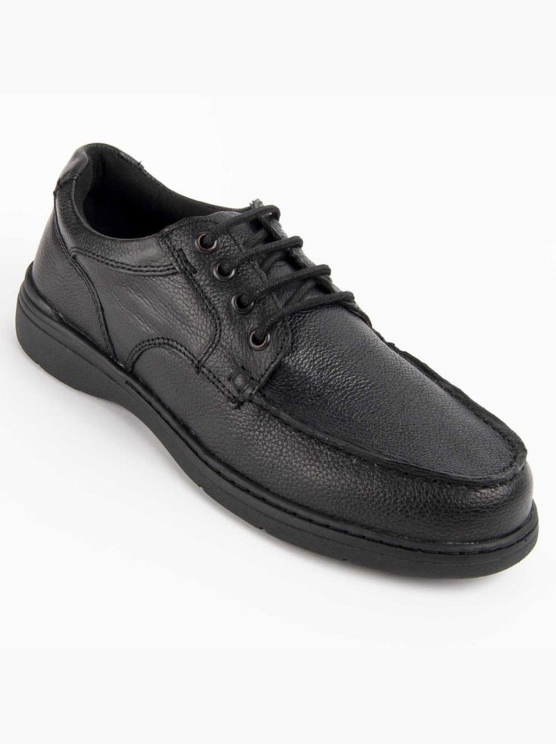 Oxford Casual Cuero Purapiel Negro - Kiabi