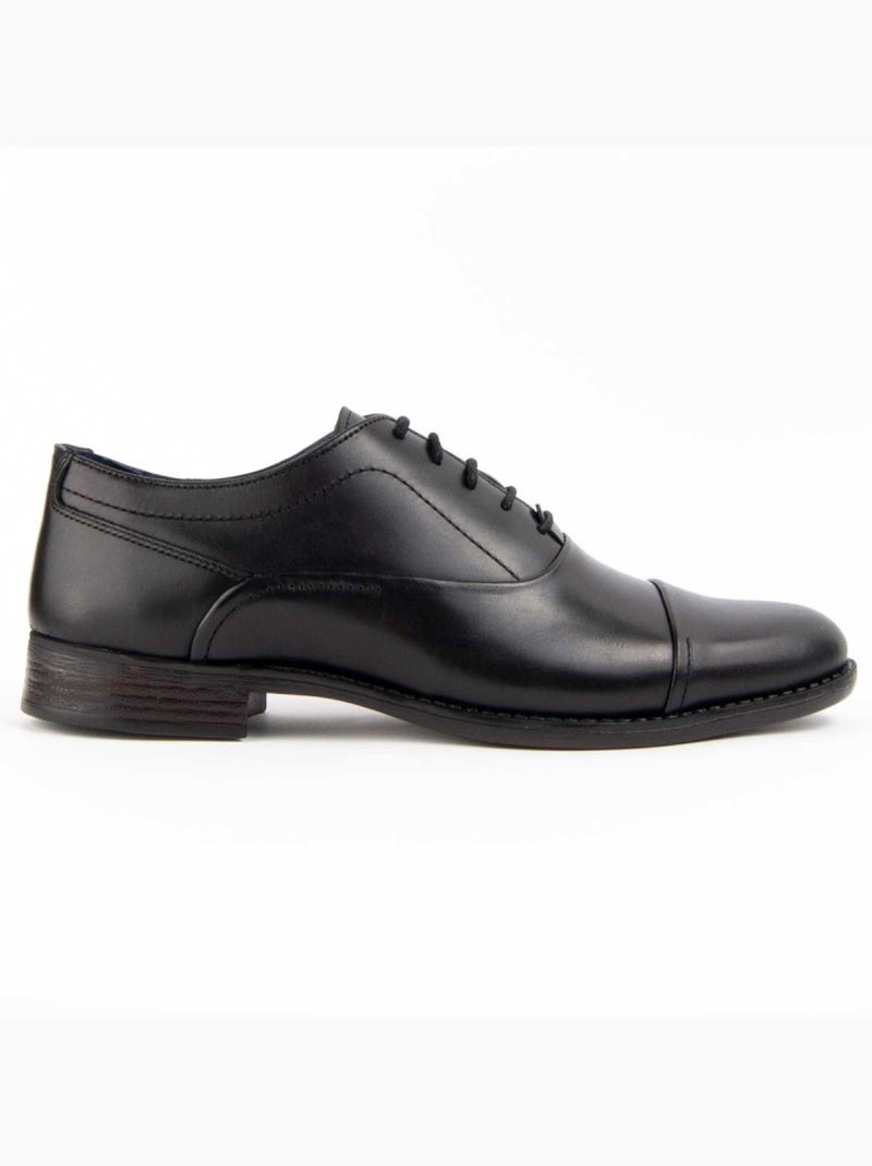 Oxford Casual Cuero Purapiel Negro - Kiabi