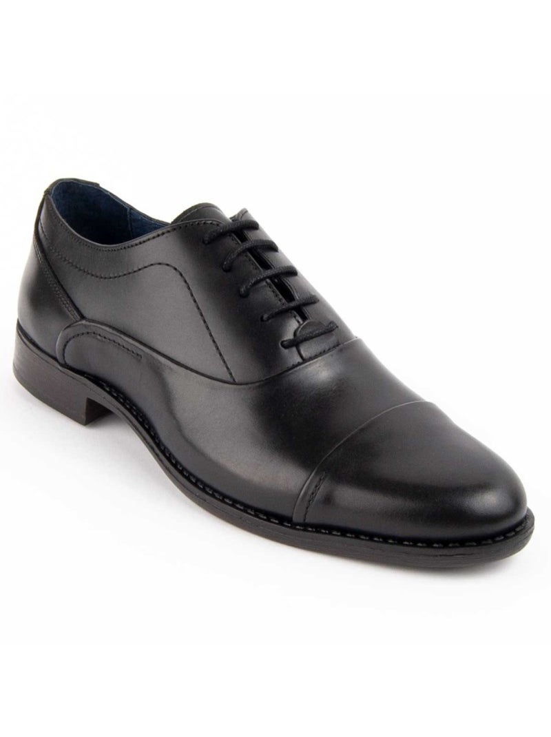 Oxford Casual Cuero Purapiel Negro - Kiabi
