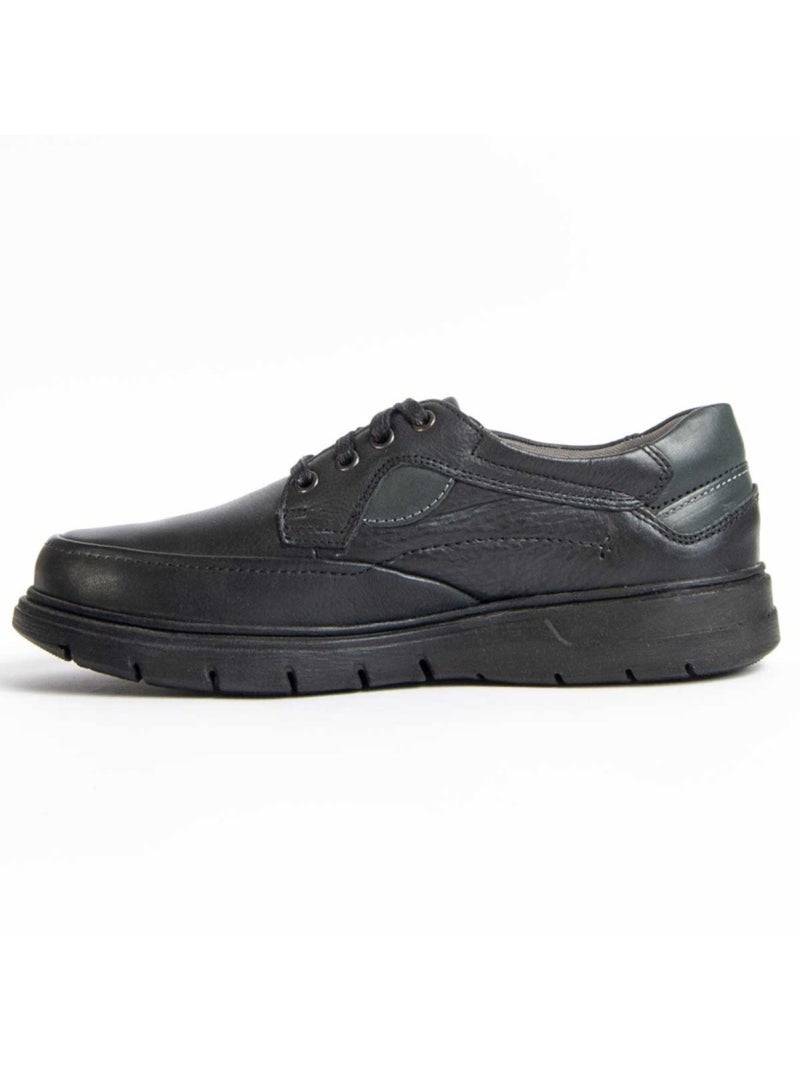 Oxford Casual Cuero Purapiel Negro - Kiabi
