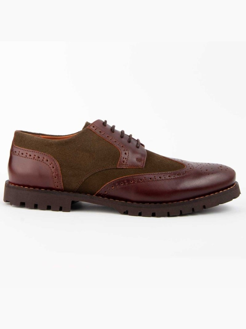 Oxford Casual Cuero Purapiel Verde - Kiabi