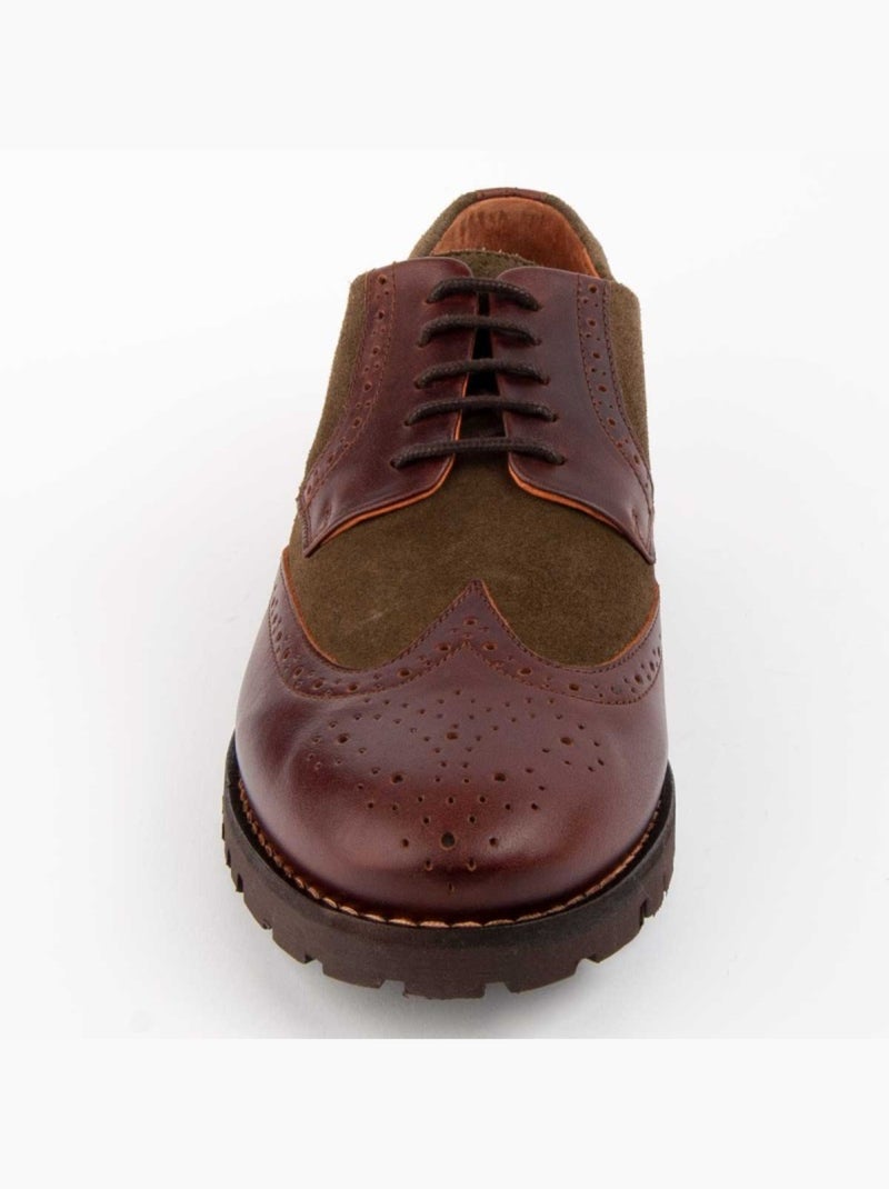 Oxford Casual Cuero Purapiel Verde - Kiabi