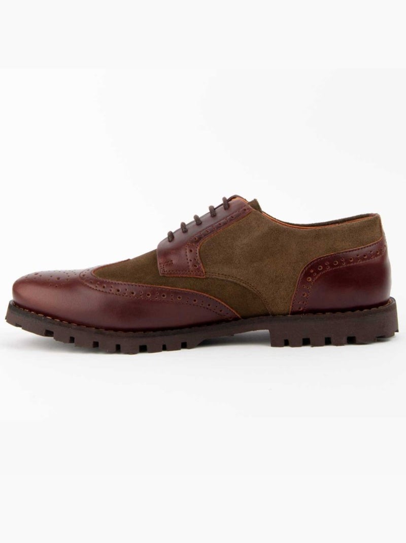 Oxford Casual Cuero Purapiel Verde - Kiabi