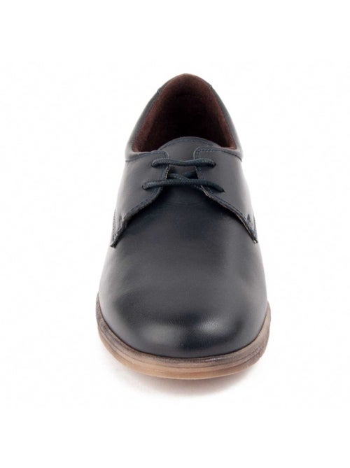 Oxford Cuña Cuero Purapiel - Kiabi