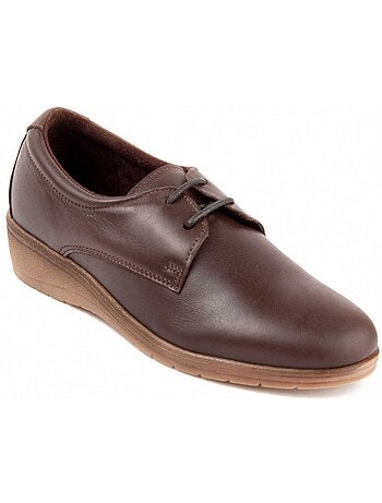 Oxford Cuña Cuero Purapiel