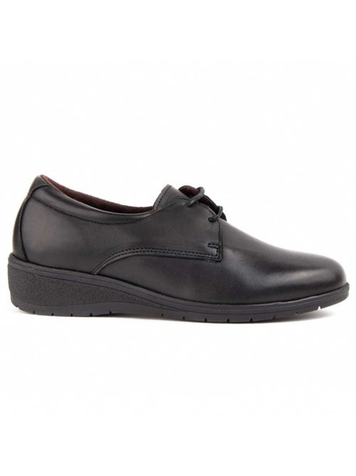 Oxford Cuña Cuero Purapiel - Kiabi