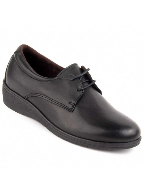 Oxford Cuña Cuero Purapiel - Kiabi
