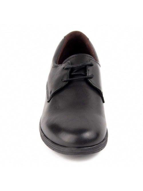 Oxford Cuña Cuero Purapiel - Kiabi