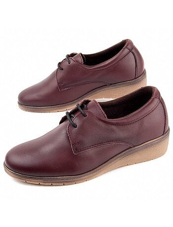 Oxford Cuña Cuero Purapiel