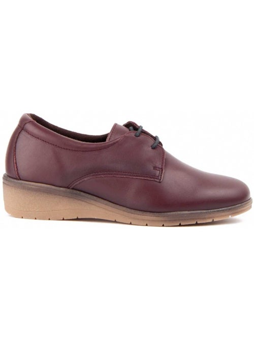 Oxford Cuña Cuero Purapiel - Kiabi