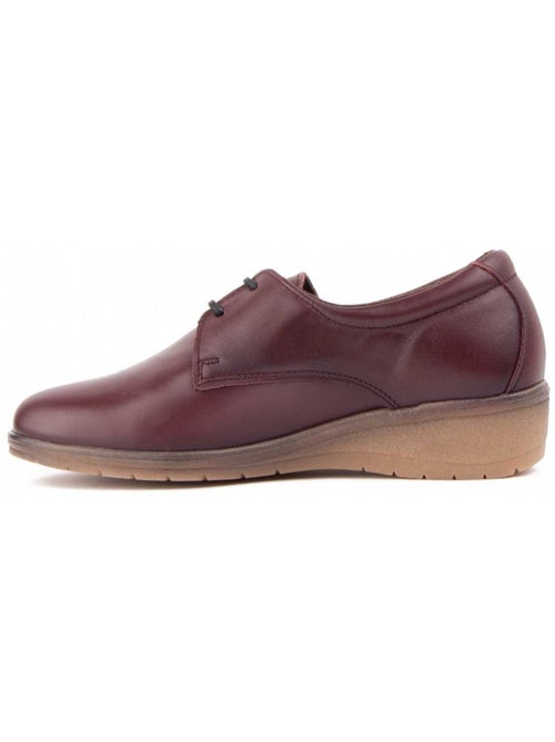 Oxford Cuña Cuero Purapiel - Kiabi