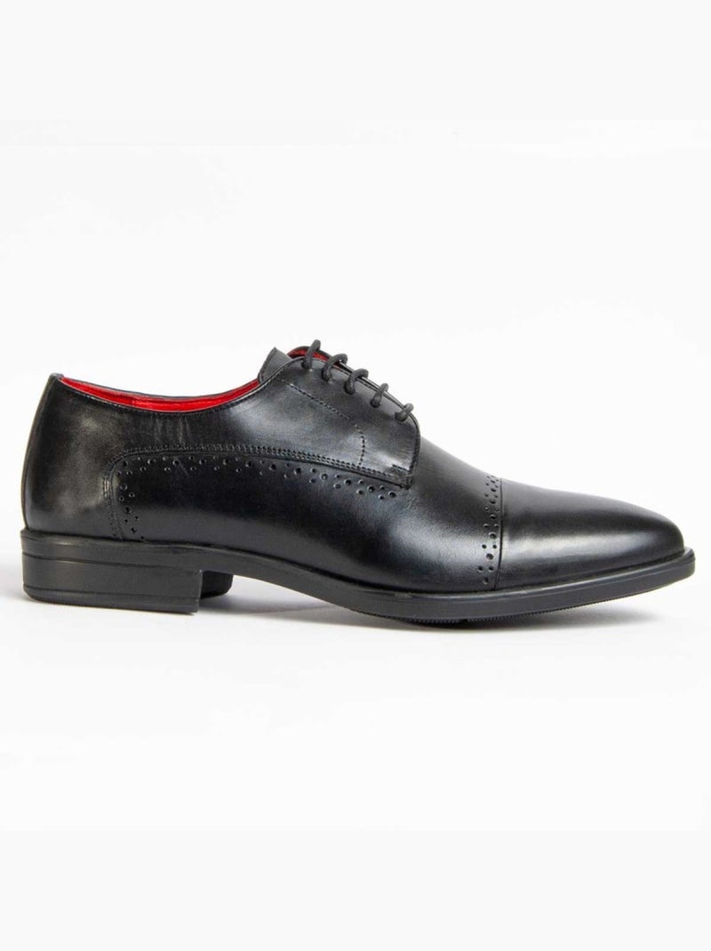 Oxford Vestir Cuero Purapiel Negro - Kiabi