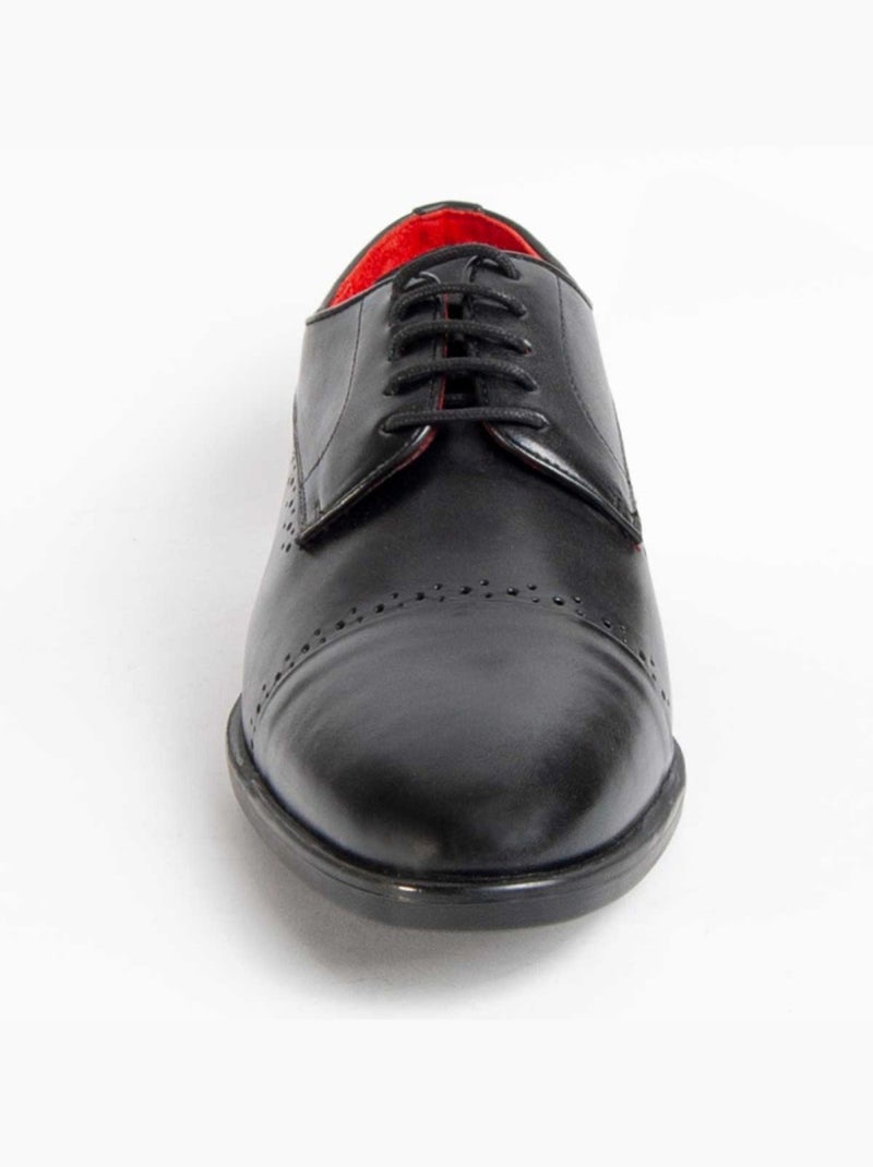 Oxford Vestir Cuero Purapiel Negro - Kiabi