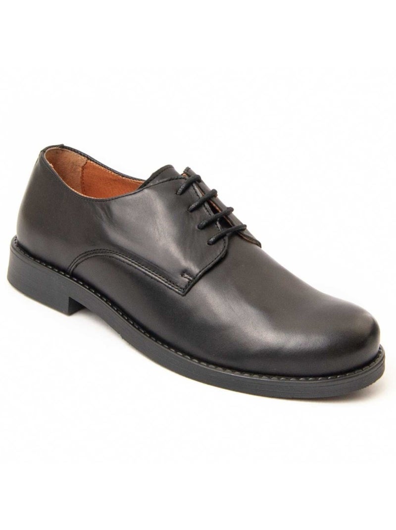 Oxford Vestir Cuero Purapiel Negro - Kiabi