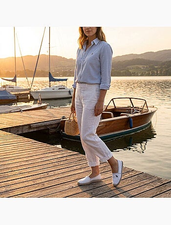 OZABI Alpargatas para hombre, fabricadas en España, de lona de algodón, para el verano