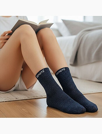 OZABI Calcetines de mujer con lentejuelas Calcetines cortos