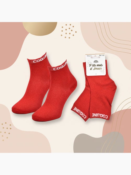 OZABI Calcetines de mujer con lentejuelas Calcetines cortos - Kiabi