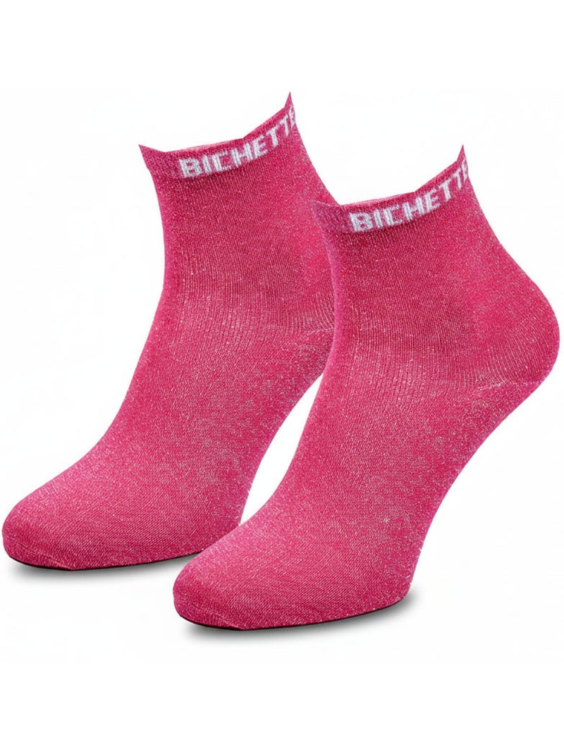 OZABI Calcetines de mujer con lentejuelas Calcetines cortos Rosa fucsia - Kiabi