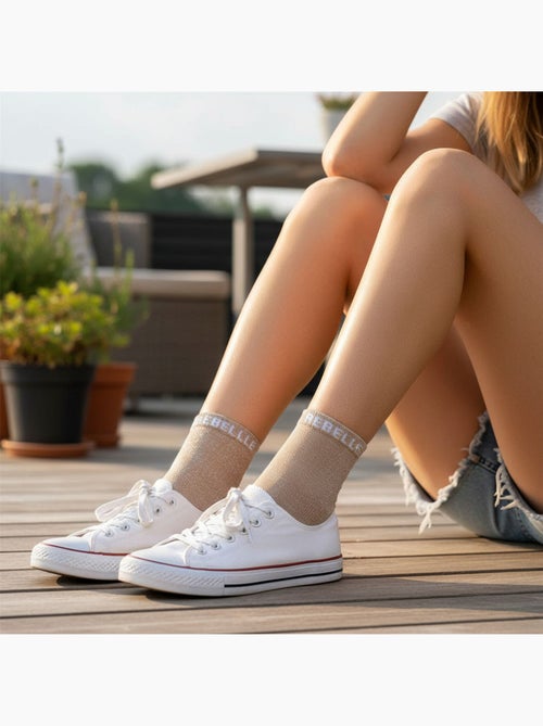 OZABI Calcetines de mujer con lentejuelas Calcetines cortos - Kiabi