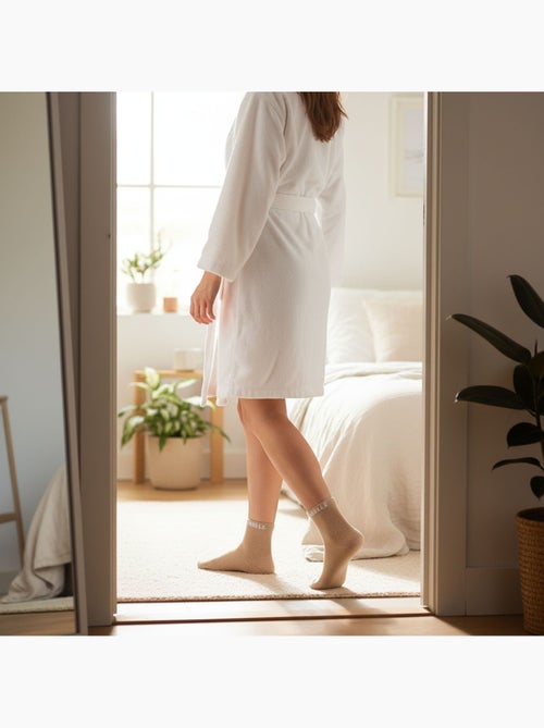 OZABI Calcetines de mujer con lentejuelas Calcetines cortos - Kiabi