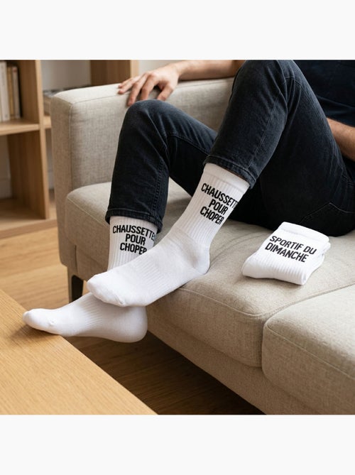 OZABI Calcetines para hombre con mensajes divertidos, paquete de 2 pares - Kiabi
