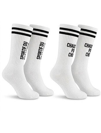 OZABI Calcetines para hombre con mensajes divertidos, paquete de 4 pares
