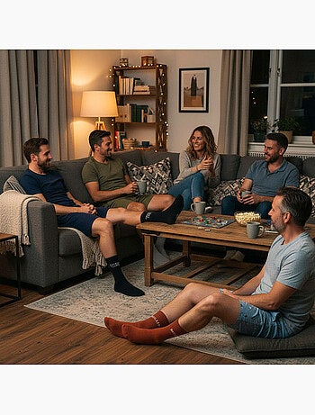 OZABI Calcetines para hombre con mensajes divertidos, paquete de 8 pares